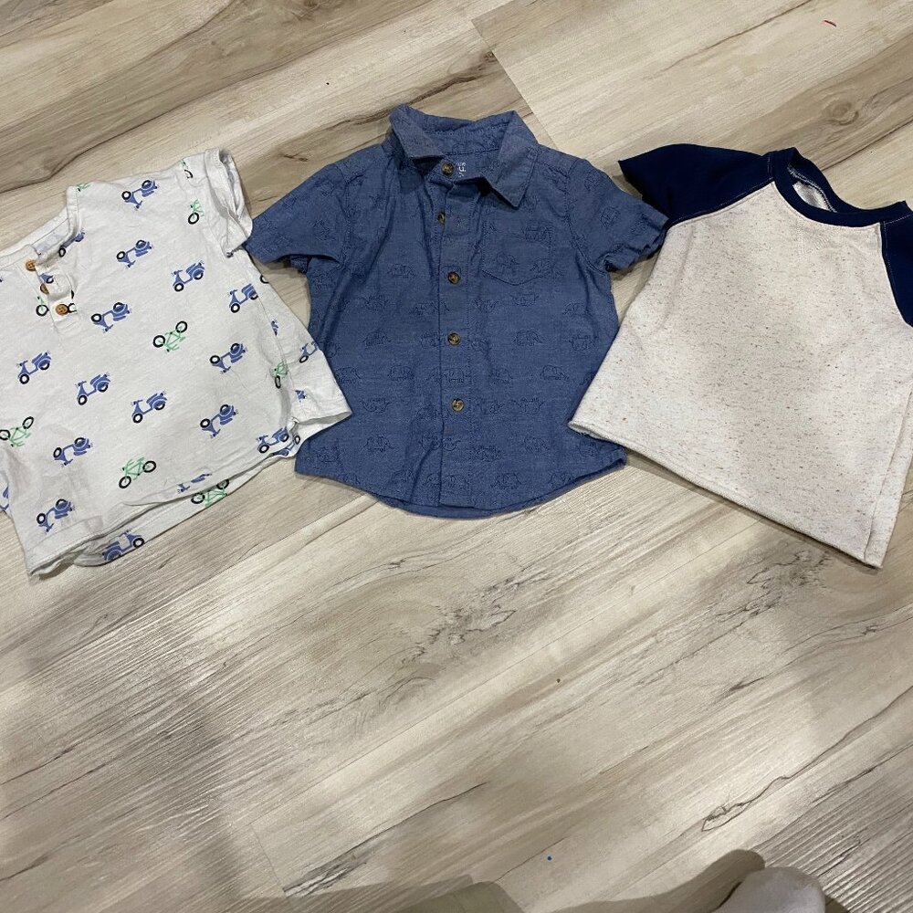 18M Baby Boy Bundle Carter’s Chambray Shirt 3pc